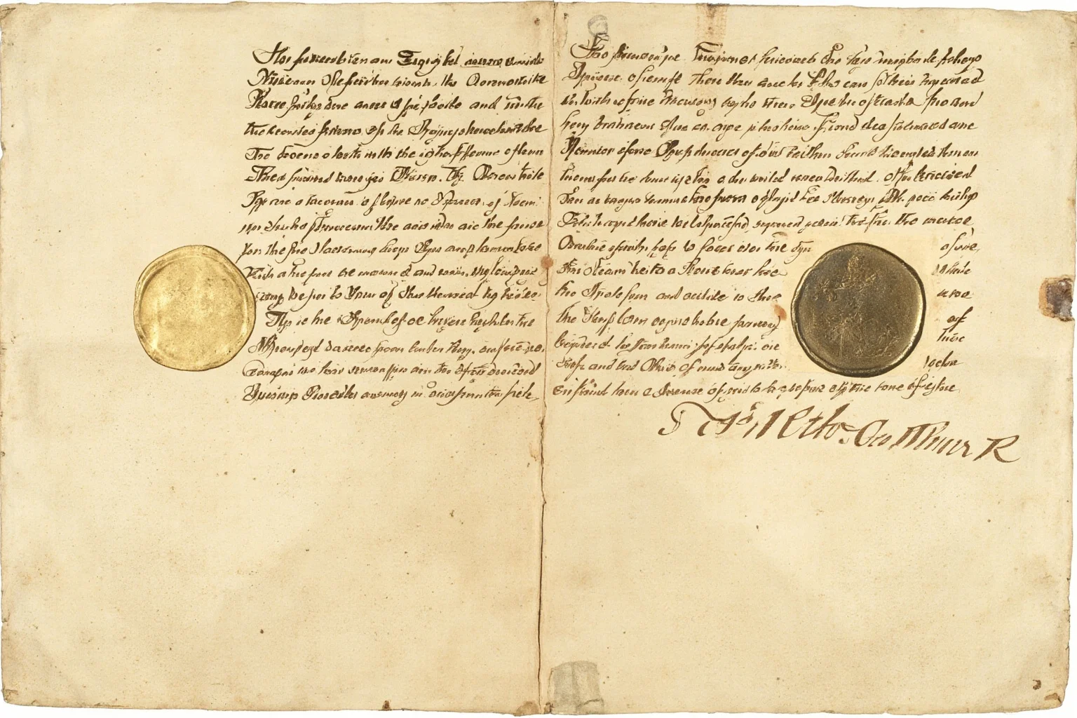 14th-century English parchment document with formal seal, representing the Statute of Labourers of 1351