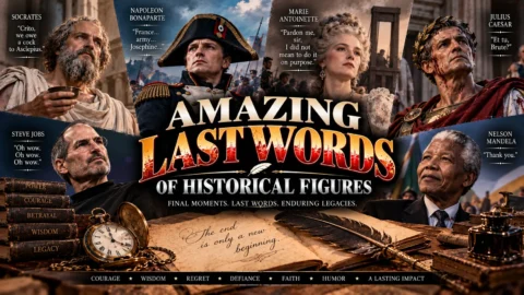 23 Amazing Last Words From Historical Figures (And Which Ones Are Myths)