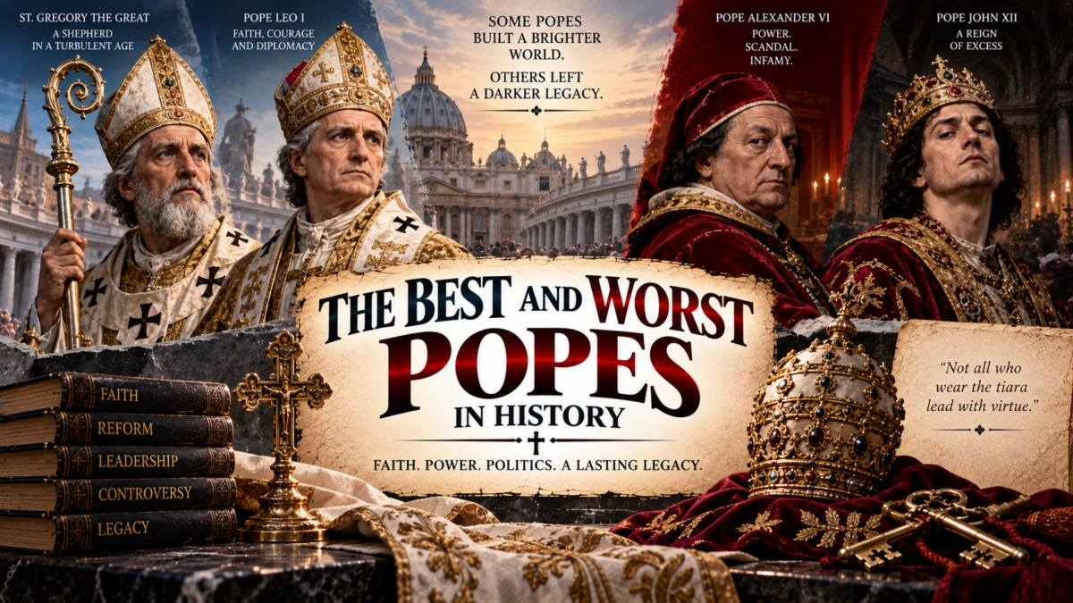 Best and Worst Popes in History