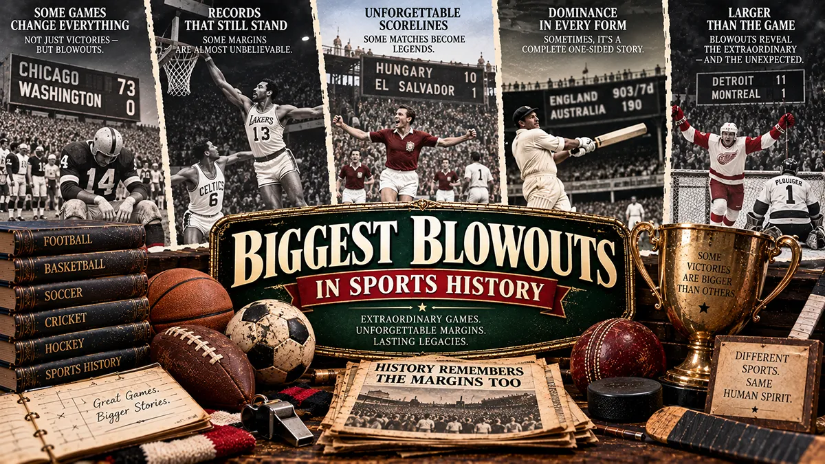 Biggest Blowouts in Sports History
