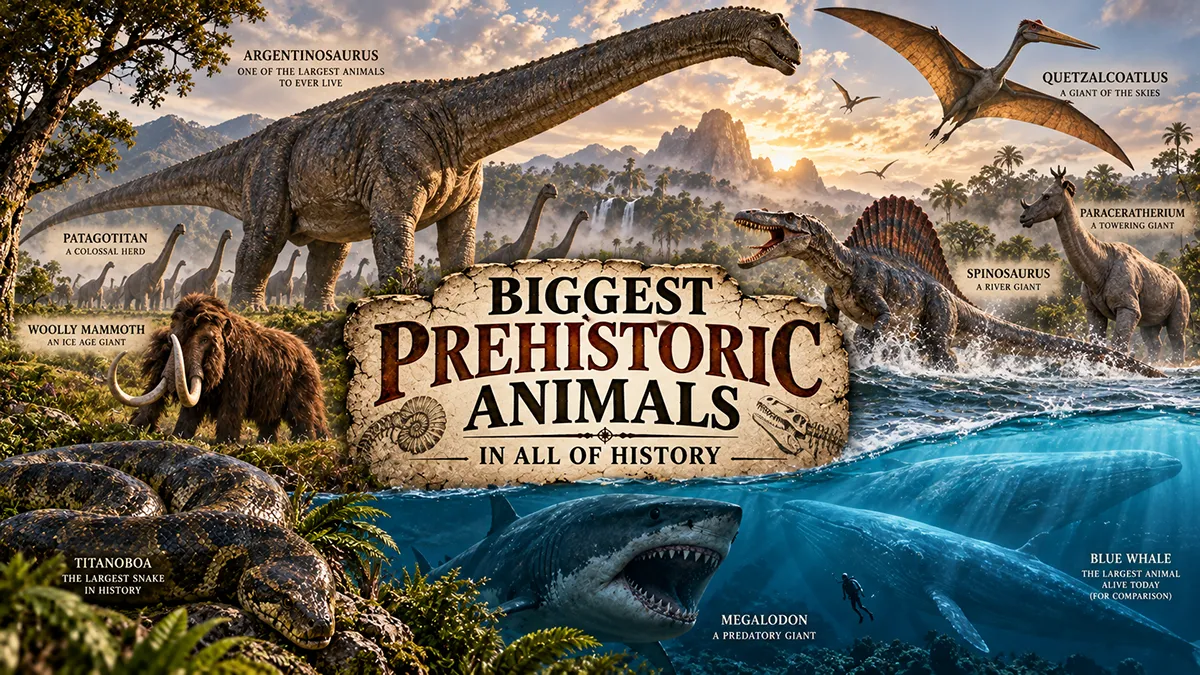 Biggest Prehistoric Animals In All Of History