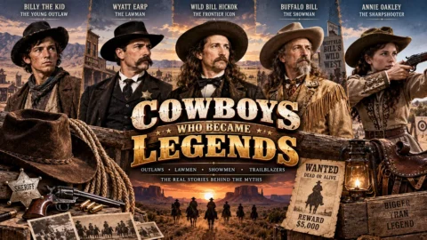 Cowboys Who Became Legends, Outlaws Who Became Nightmares: 20 Real Icons of the Old West