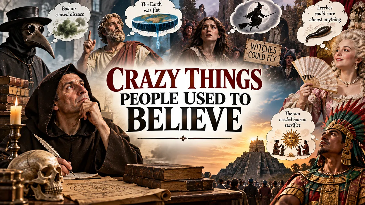 Crazy Things Most People Used to Believe
