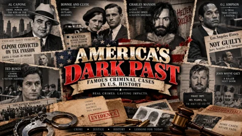 America’s Dark Past: The 20 Most Famous Criminal Cases in U.S. History