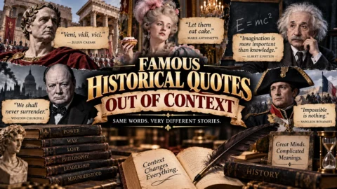 20 Famous Historical Quotes That Were Taken Out of Context