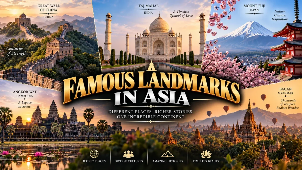 Famous Landmarks in Asia