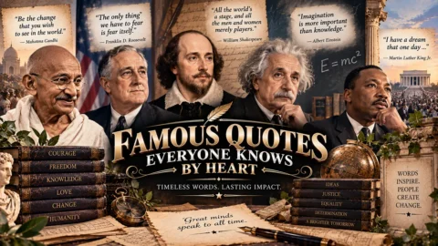 Famous Quotes Everyone Knows By Heart (And the True Stories Behind Them)