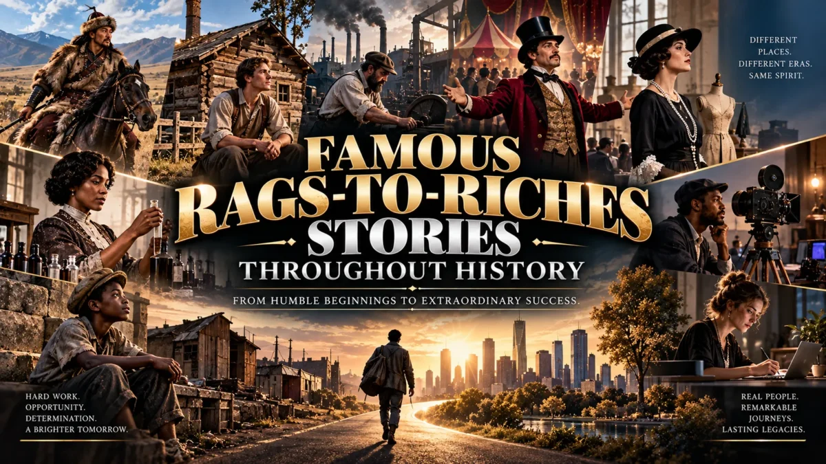 Famous Rags-to-Riches Stories Throughout History
