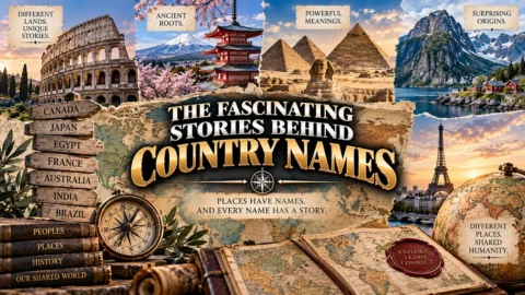 Countries’ Fascinating Stories Behind Their Names
