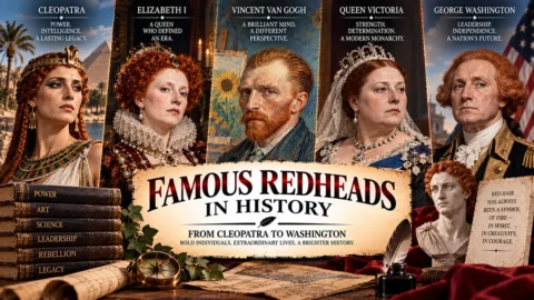 From Cleopatra to George Washington: 21 Most Famous Redheads in History