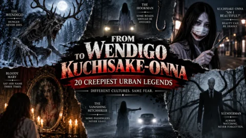 From The Wendigo To Kuchisakeonna: 20 Creepiest Urban Legends Of All Time