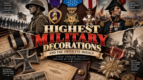 Highest Military Decorations: 20 Rare and Obsolete Medals You’ll Never See Again