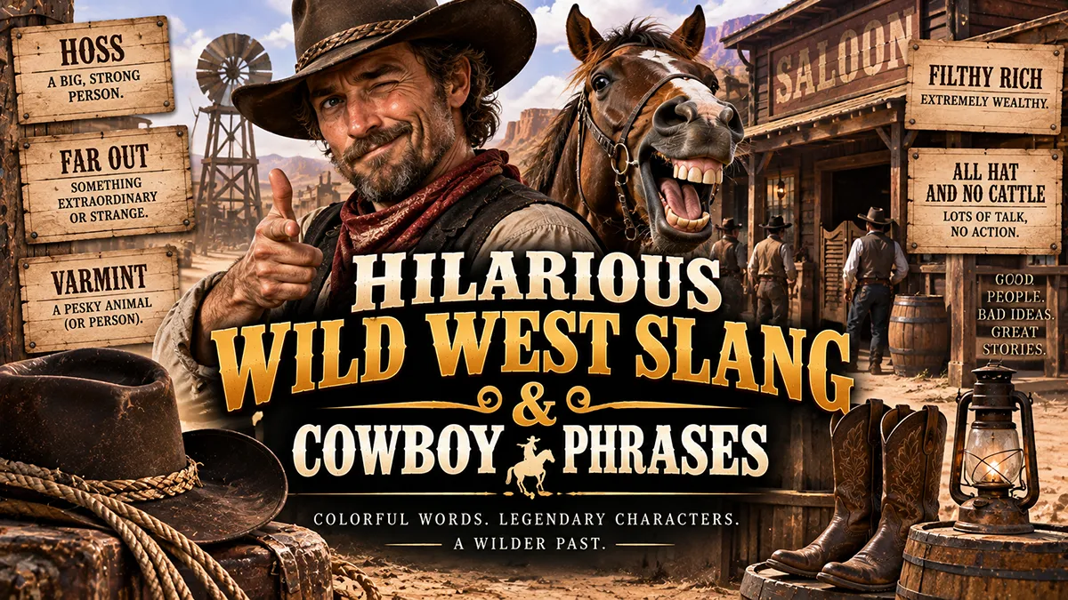 Hilarious Slang Terms From The Wild West