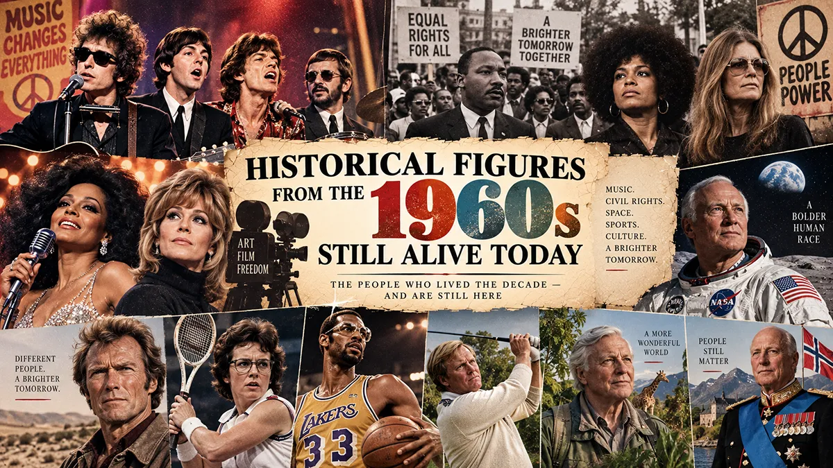 Historical Figures From The 1960s Who Are Still Alive Today