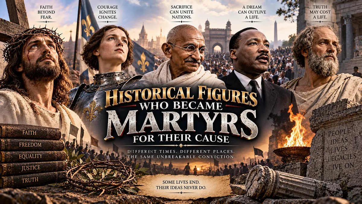 Historical Figures Who Became Martyrs for Their Cause