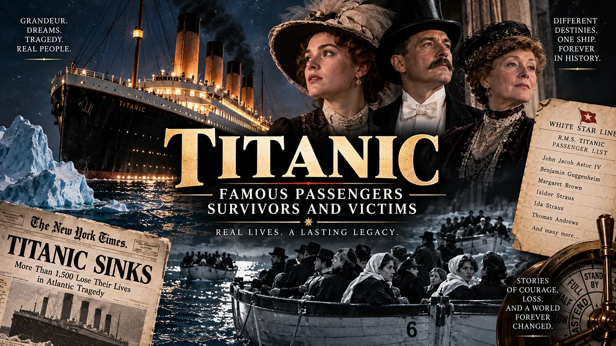 Historical Figures Who Boarded the Titanic