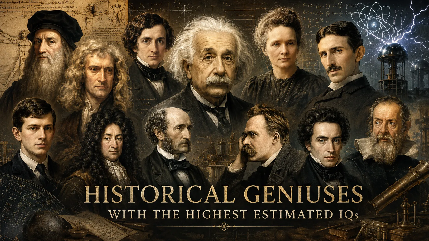 Historical Geniuses With the Highest Estimated IQs