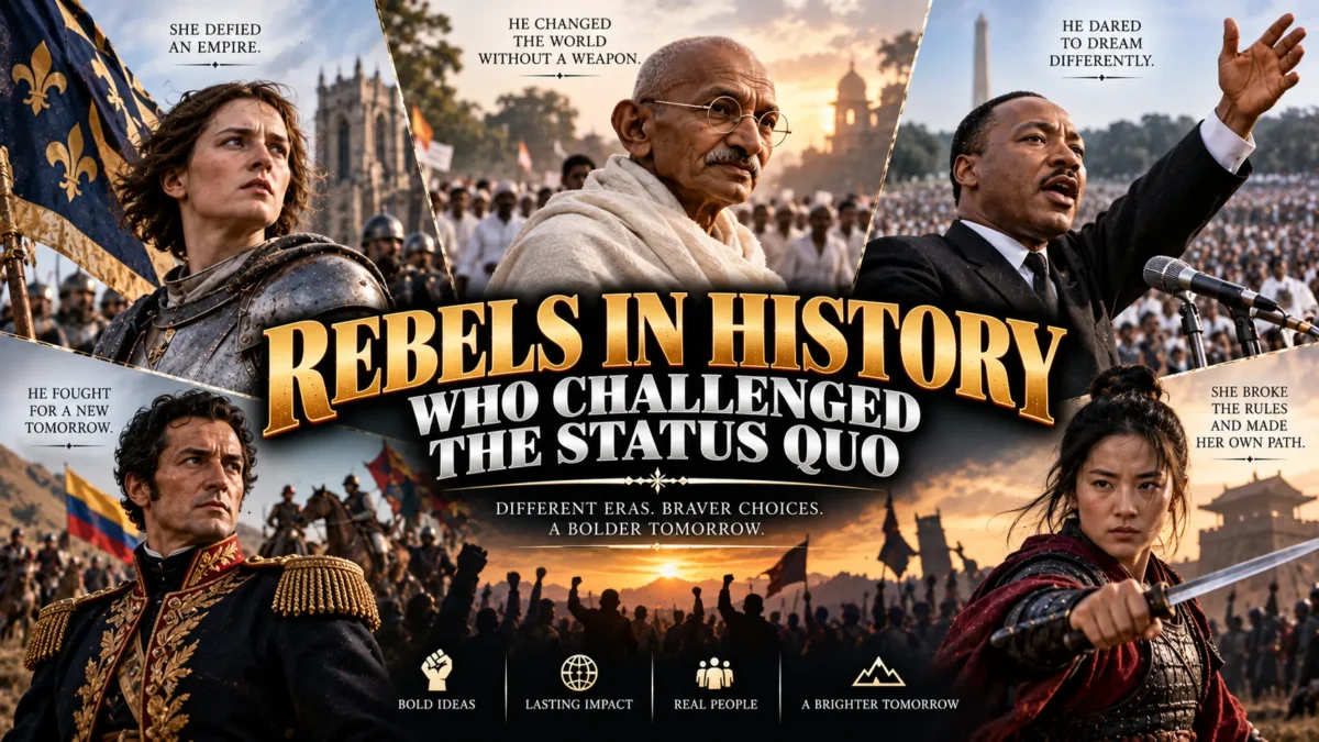 History's Greatest Rebels That Challenged the Status Quo