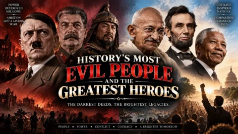 10 of History’s Most Evil People & 10 of Its Greatest Heroes