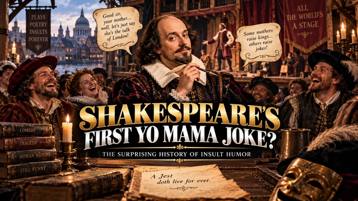 How Shakespeare Invented The World's First Your Mom Joke