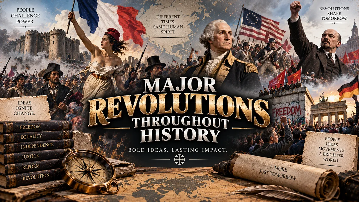 Major Revolutions Throughout History
