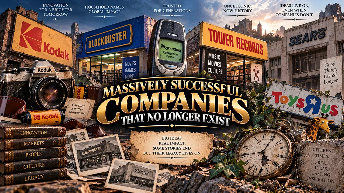 Massively Successful Companies That No Longer Exist