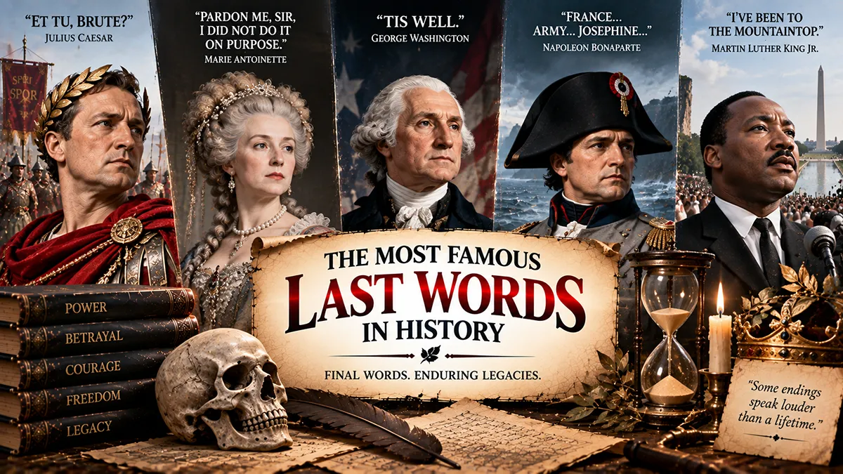 Most Famous Last Words in History