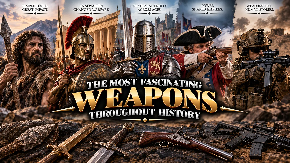 Most Fascinating Weapons Throughout History