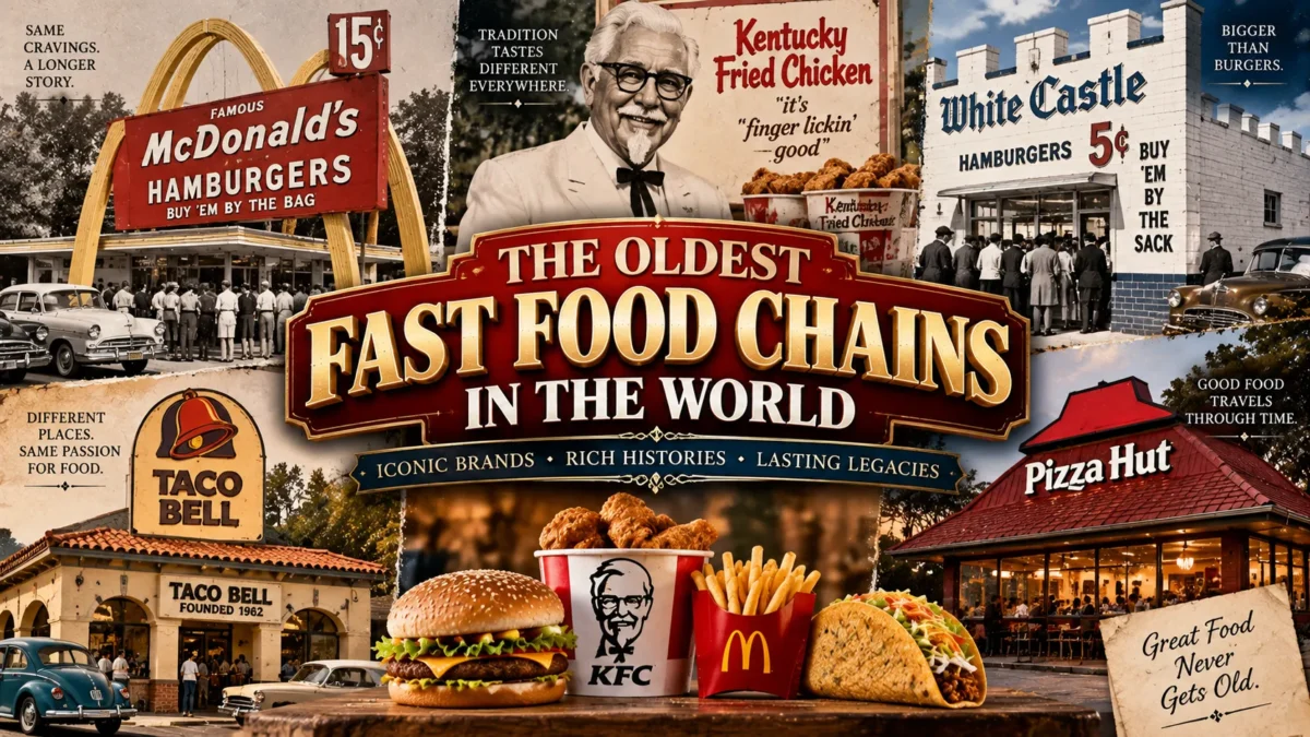 Oldest Fast Food Chains in the World