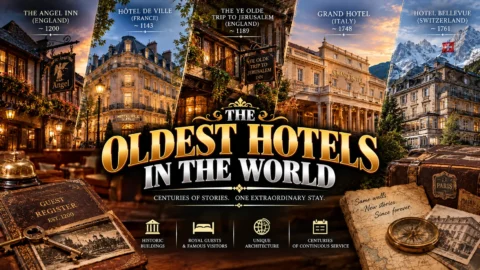 Oldest Hotels In The World: 20 Historic Inns That Have Welcomed Guests for Centuries