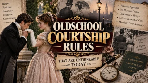 22 Oldschool Courtship Rules That Are Unthinkable Today
