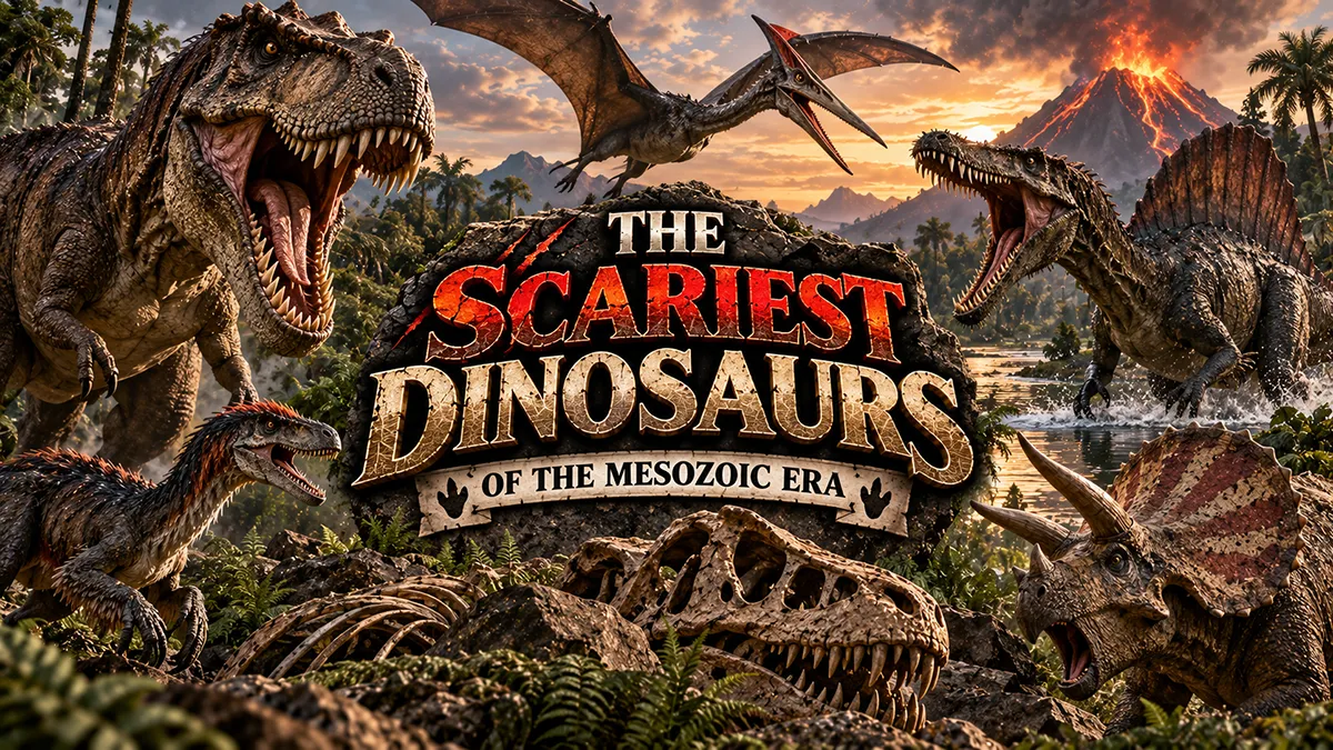 Scariest Dinosaurs of the Mesozoic Era