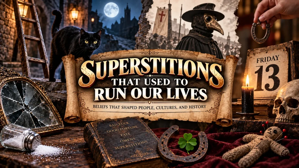 Superstitions That Used to Run Our Lives