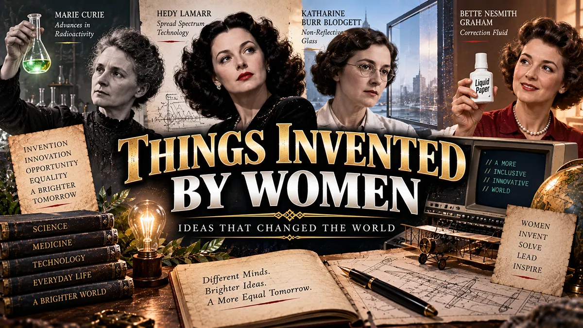 Things You Didn't Know Were Invented By Women