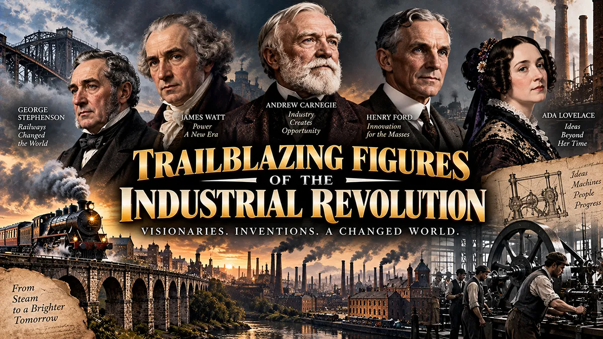 Trailblazing Figures From the First Industrial Revolution