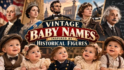 25 Vintage Baby Names Inspired by Historical Figures