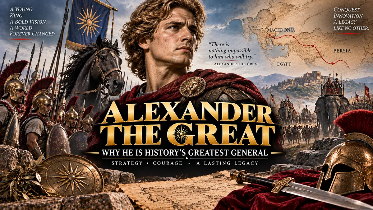 Why Alexander The Great Is Considered History's Greatest General