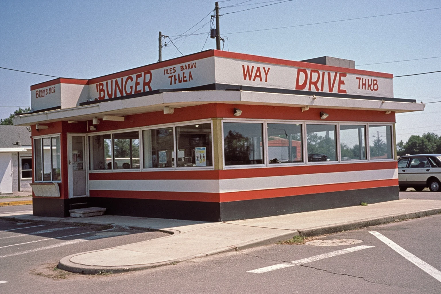 The Oldest Fast Food Chains in the World: A Full History 20 A 1940s drive-thru burger stand with a two-way speaker box and a single walk-up window