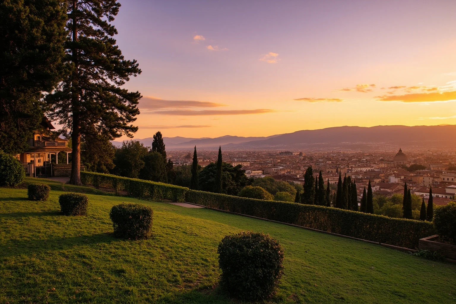 TB or Not TB: 22 Historical Figures Who Contracted Tuberculosis 15 A 19th-century Italian villa garden overlooking Florence at sunset