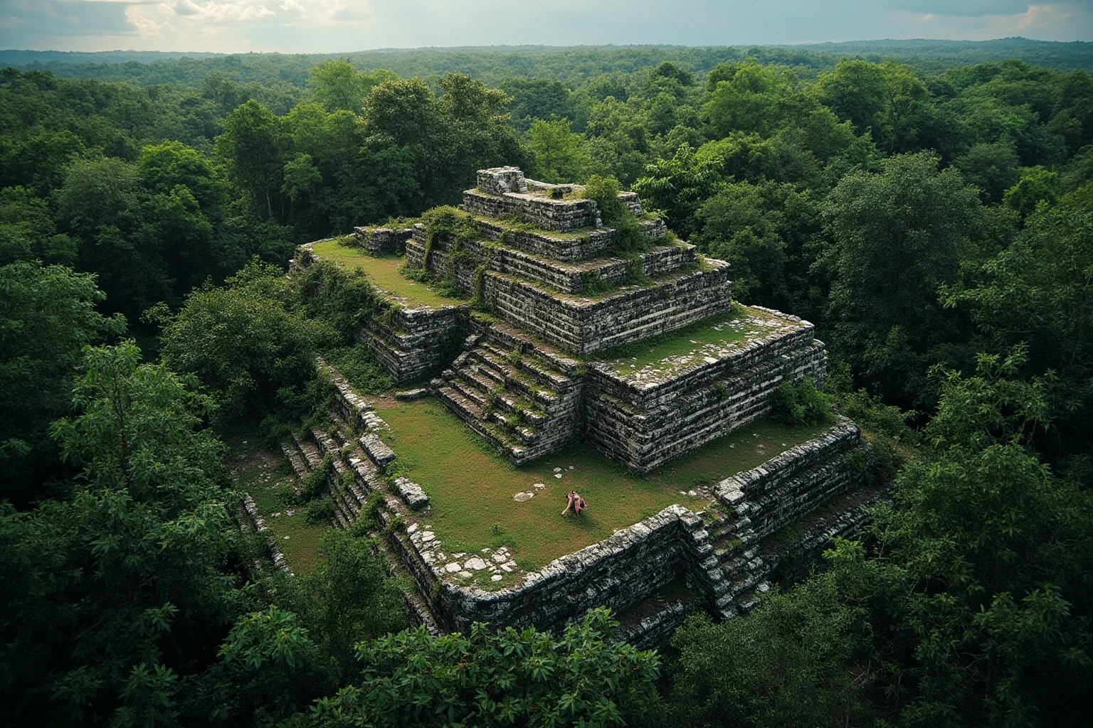 Empires That Fell Slowly—and 20 That Collapsed Overnight 13 A abandoned Maya stone city partially swallowed by rainforest