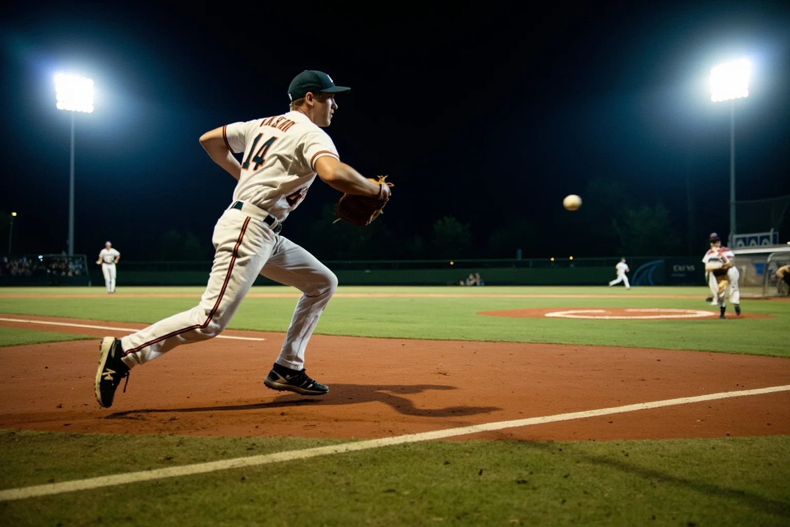Biggest Brawls In Baseball History 12 A batter running up the baseline as a pitcher throws a broken bat shard toward him under bright stadium lights
