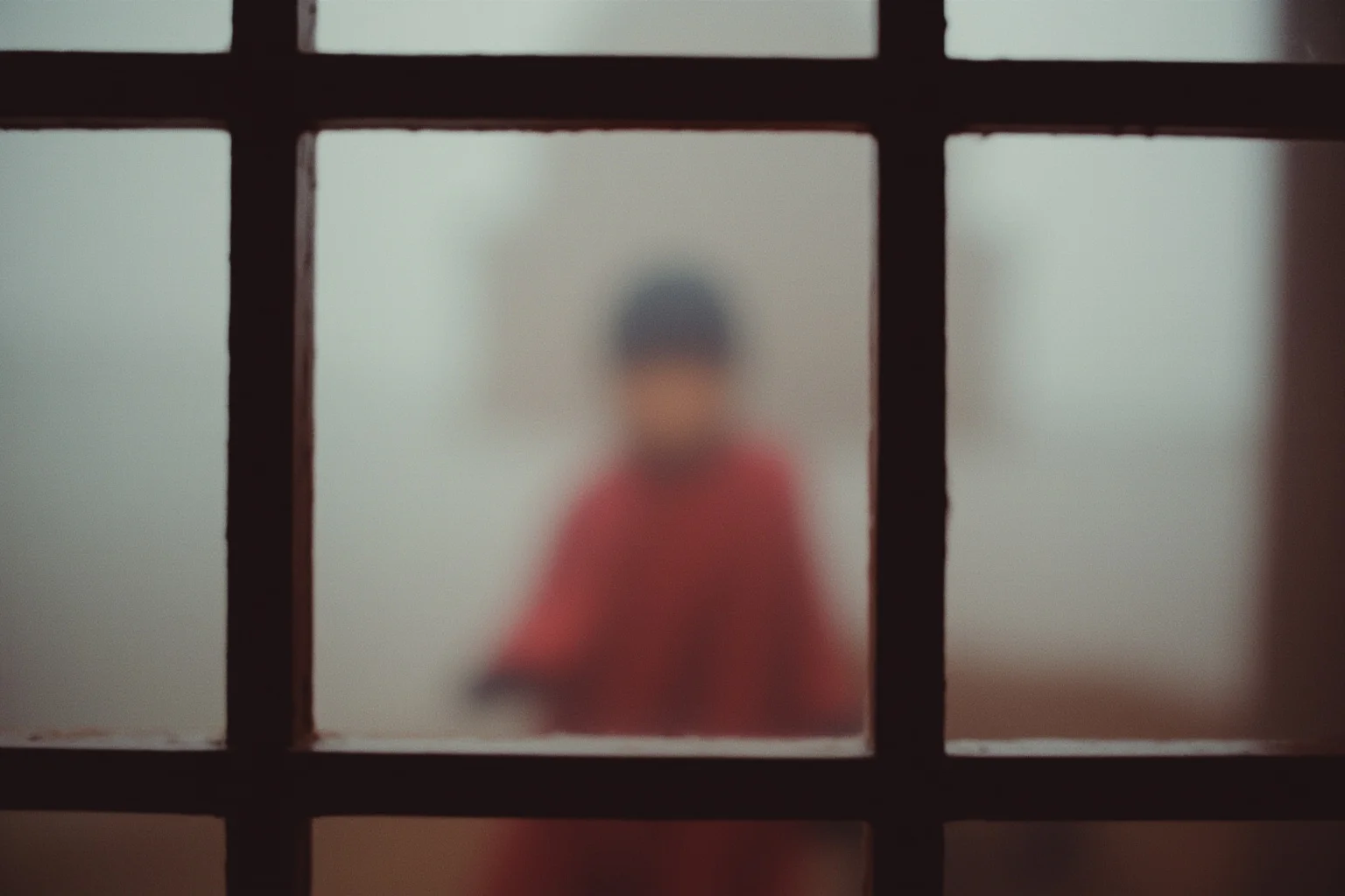 Amazing Facts About Claude Monet: His Life and 10 Greatest Paintings 25 A blurred figure in a red winter cape seen through a frosted window from inside a warm room
