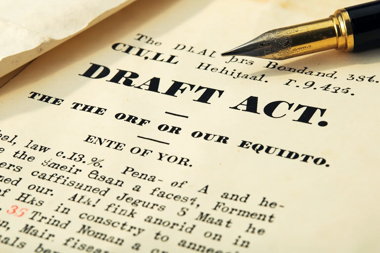 14 Presidents Who Never Served in the Military (And 10 Who Did) 7 A Civil War era draft notice or enrollment act document with period pen and ink, symbolic of the 1863 conscription law