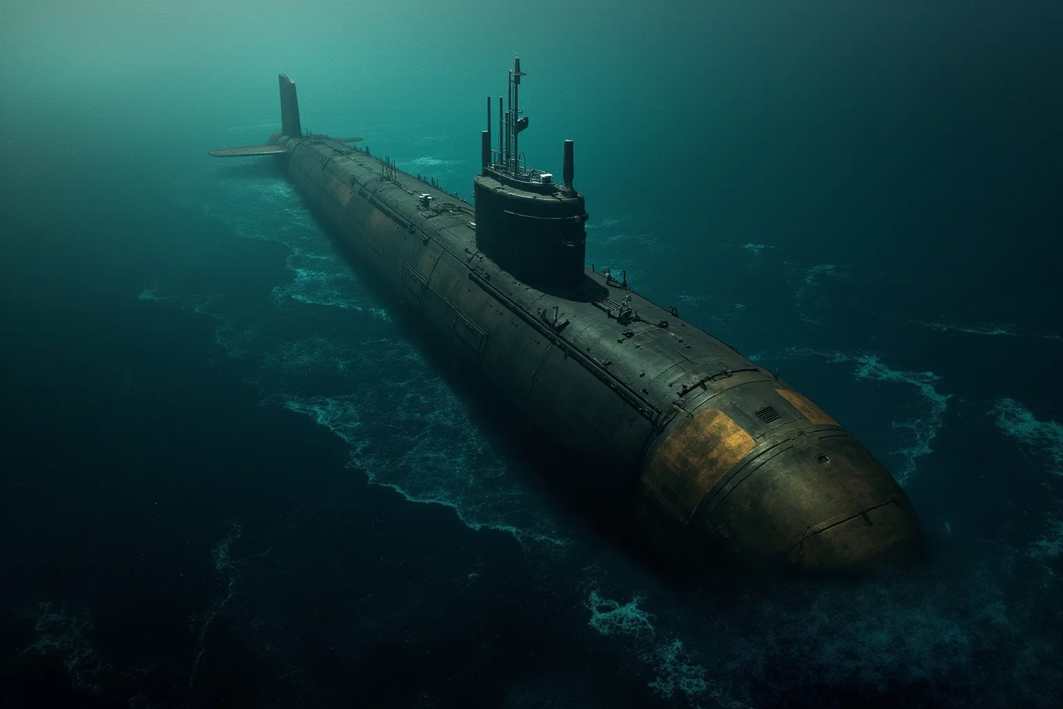 22 Ocean Mysteries We Still Haven't Solved 15 A Cold War-era military submarine cruising through deep dark ocean water