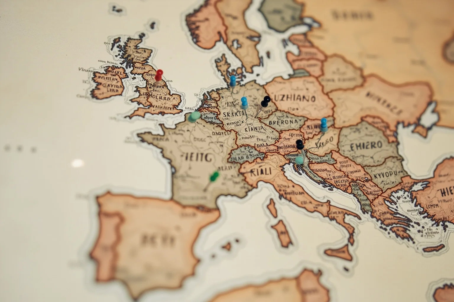 Empires That Fell Slowly—and 20 That Collapsed Overnight 19 A fading map of the British Empire with pins being removed one by one