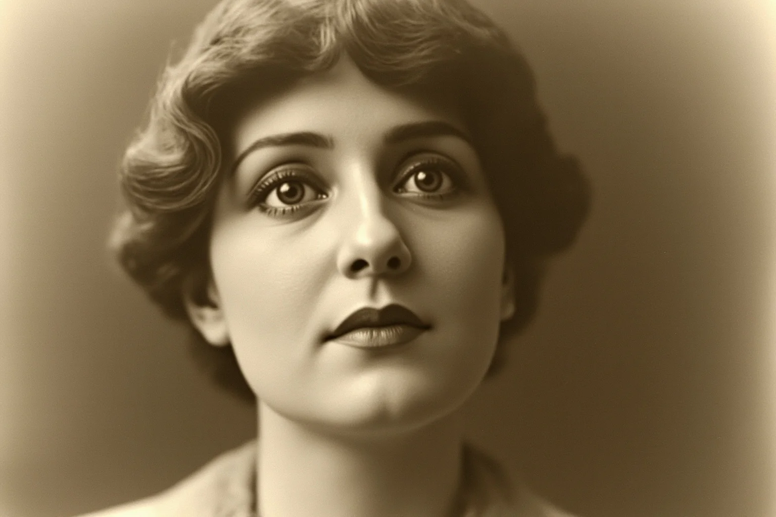 A formal sepia photograph of a woman in Edwardian dress representing a classic early 1900s name