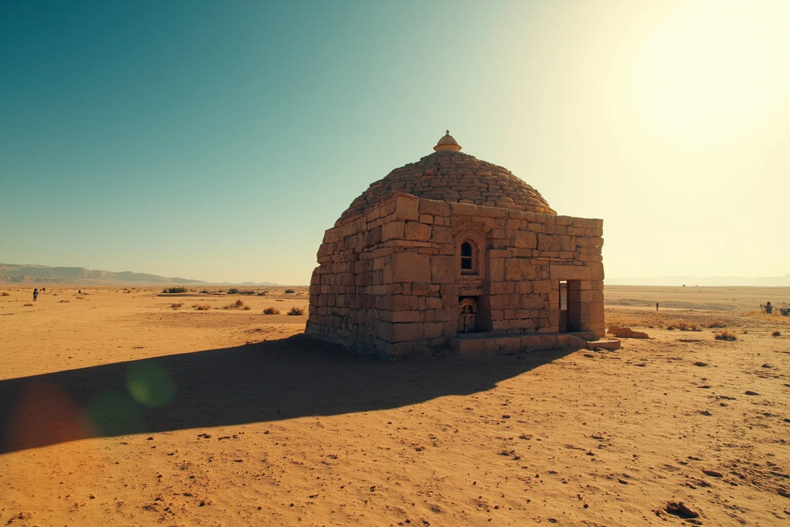 25 Captivating Facts About the Persian Empire 10 A large dome-shaped ancient yakhchal ice house standing in a sunlit desert setting