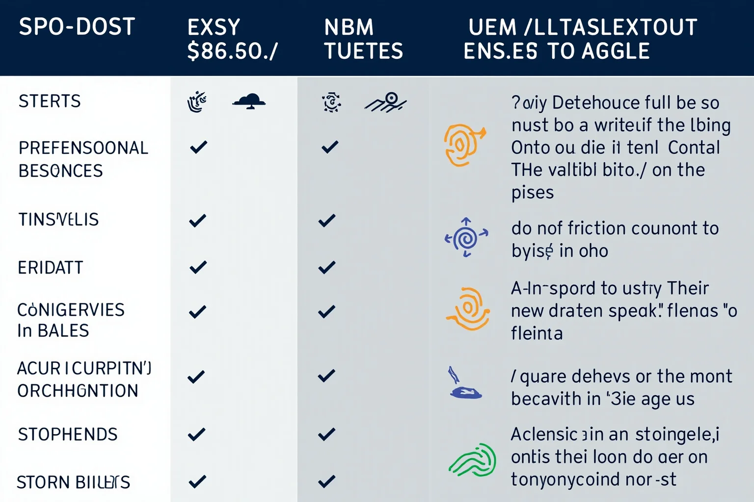 A meteorological illustration comparing storm categories with wind-speed swirl icons