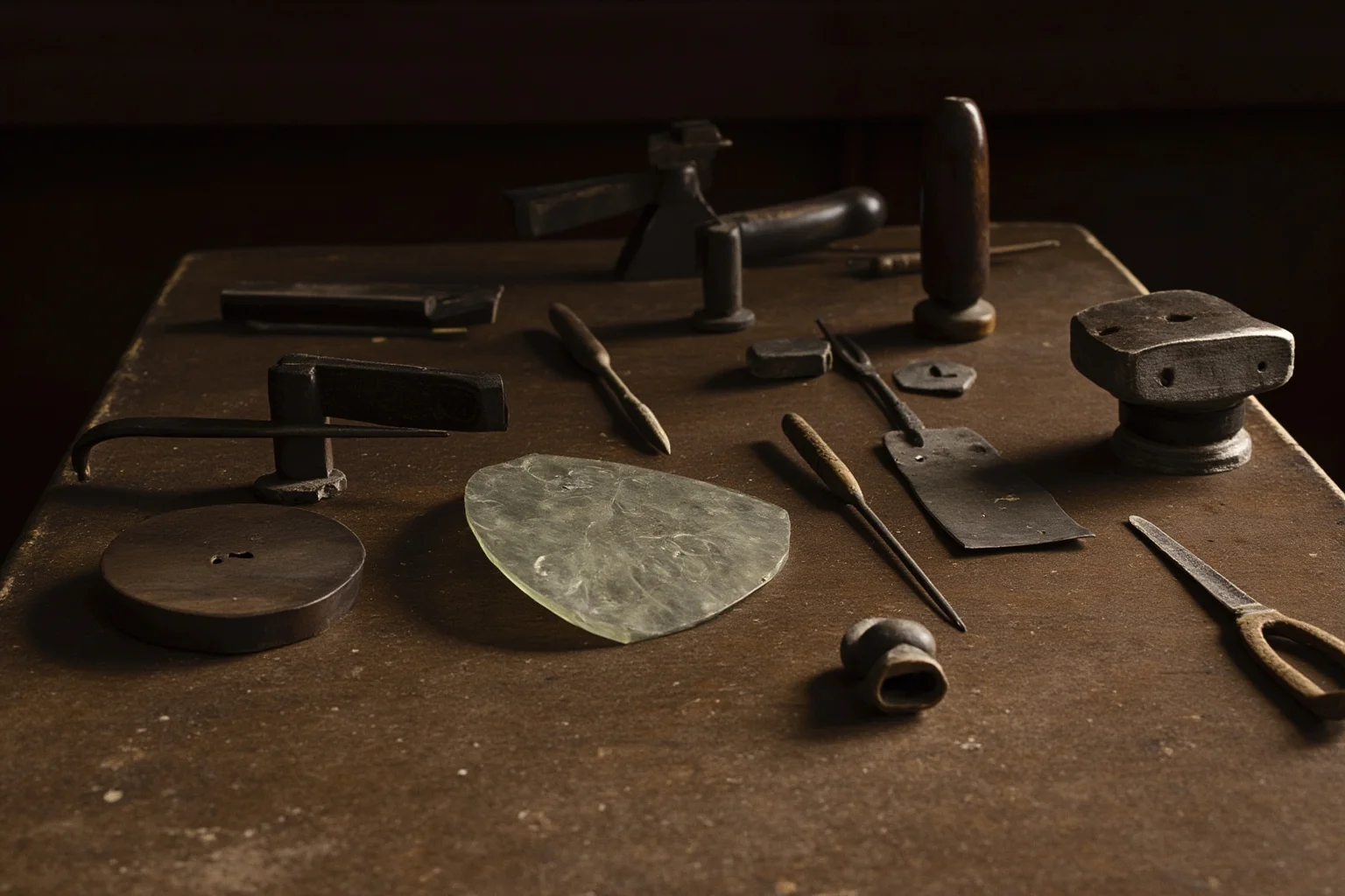 TB or Not TB: 22 Historical Figures Who Contracted Tuberculosis 21 A quiet 17th-century Dutch study filled with lens-grinding tools and glass fragments on a wooden table