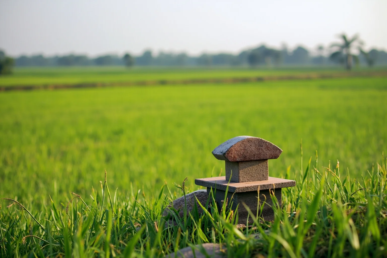 The Worst Events in Human History: 22 of the Darkest Chapters Ever Recorded 14 A quiet Cambodian rice field landscape with a modest memorial stone, symbolizing remembrance